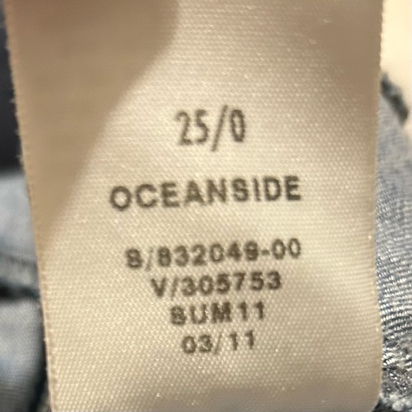 Gap Mini Jean Denim Skirt Side Zipper Size 25/0 - Picture 5 of 6